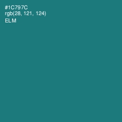 #1C797C - Elm Color Image