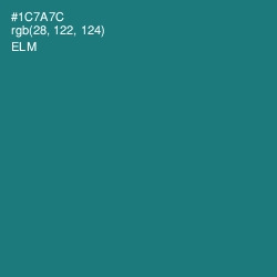 #1C7A7C - Elm Color Image