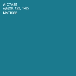 #1C7A8E - Matisse Color Image