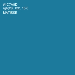 #1C7A9D - Matisse Color Image