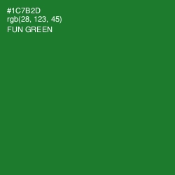 #1C7B2D - Fun Green Color Image