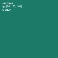 #1C7B68 - Genoa Color Image