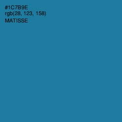 #1C7B9E - Matisse Color Image