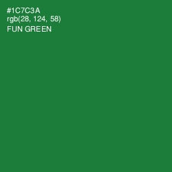 #1C7C3A - Fun Green Color Image