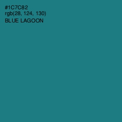 #1C7C82 - Blue Lagoon Color Image