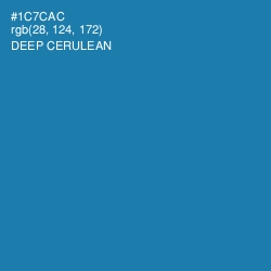 #1C7CAC - Deep Cerulean Color Image