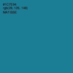 #1C7E94 - Matisse Color Image