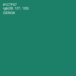 #1C7F67 - Genoa Color Image