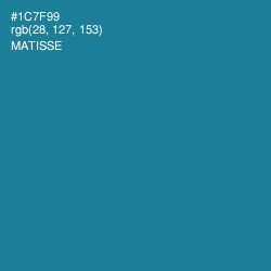 #1C7F99 - Matisse Color Image
