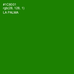 #1C8001 - La Palma Color Image