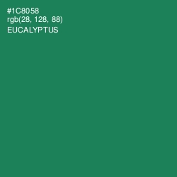 #1C8058 - Eucalyptus Color Image