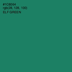 #1C8064 - Elf Green Color Image