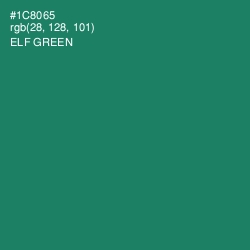 #1C8065 - Elf Green Color Image