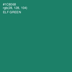 #1C8068 - Elf Green Color Image