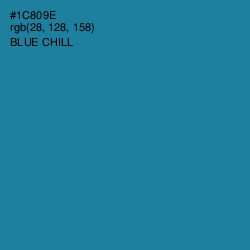 #1C809E - Blue Chill Color Image