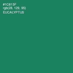#1C815F - Eucalyptus Color Image