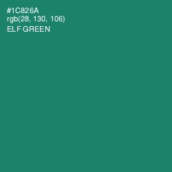 #1C826A - Elf Green Color Image