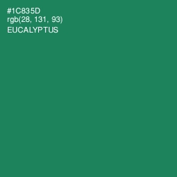 #1C835D - Eucalyptus Color Image