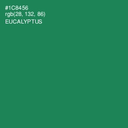 #1C8456 - Eucalyptus Color Image