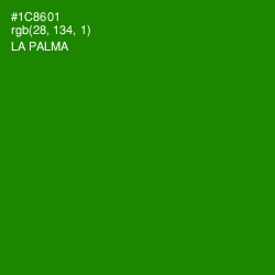 #1C8601 - La Palma Color Image
