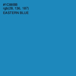 #1C88BB - Eastern Blue Color Image