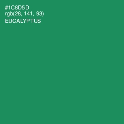 #1C8D5D - Eucalyptus Color Image