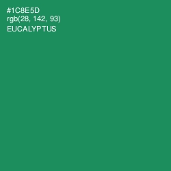 #1C8E5D - Eucalyptus Color Image