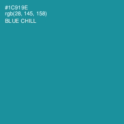 #1C919E - Blue Chill Color Image