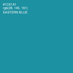 #1C91A1 - Eastern Blue Color Image