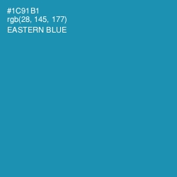 #1C91B1 - Eastern Blue Color Image