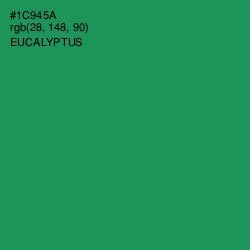 #1C945A - Eucalyptus Color Image