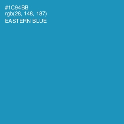 #1C94BB - Eastern Blue Color Image