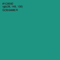 #1C9582 - Gossamer Color Image