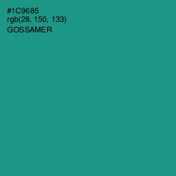 #1C9685 - Gossamer Color Image