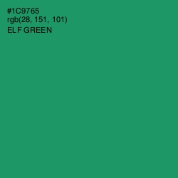 #1C9765 - Elf Green Color Image