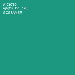 #1C9780 - Gossamer Color Image