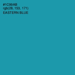 #1C99AB - Eastern Blue Color Image