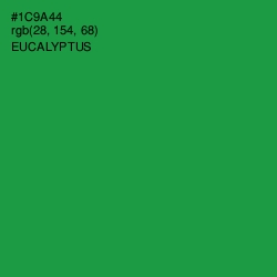 #1C9A44 - Eucalyptus Color Image