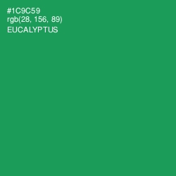 #1C9C59 - Eucalyptus Color Image