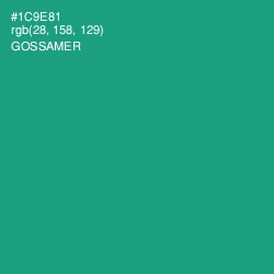 #1C9E81 - Gossamer Color Image