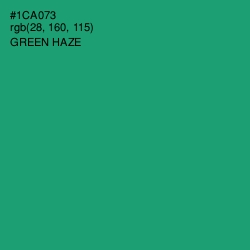 #1CA073 - Green Haze Color Image