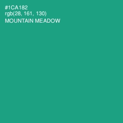 #1CA182 - Mountain Meadow Color Image