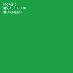 #1CA245 - Sea Green Color Image