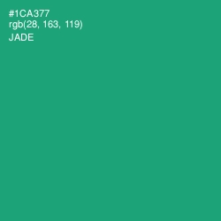 #1CA377 - Jade Color Image