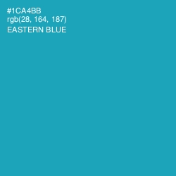 #1CA4BB - Eastern Blue Color Image