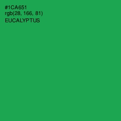 #1CA651 - Eucalyptus Color Image