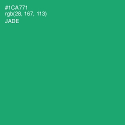 #1CA771 - Jade Color Image