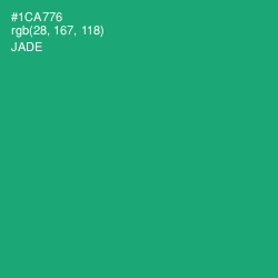 #1CA776 - Jade Color Image