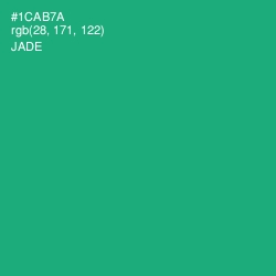#1CAB7A - Jade Color Image