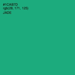 #1CAB7D - Jade Color Image